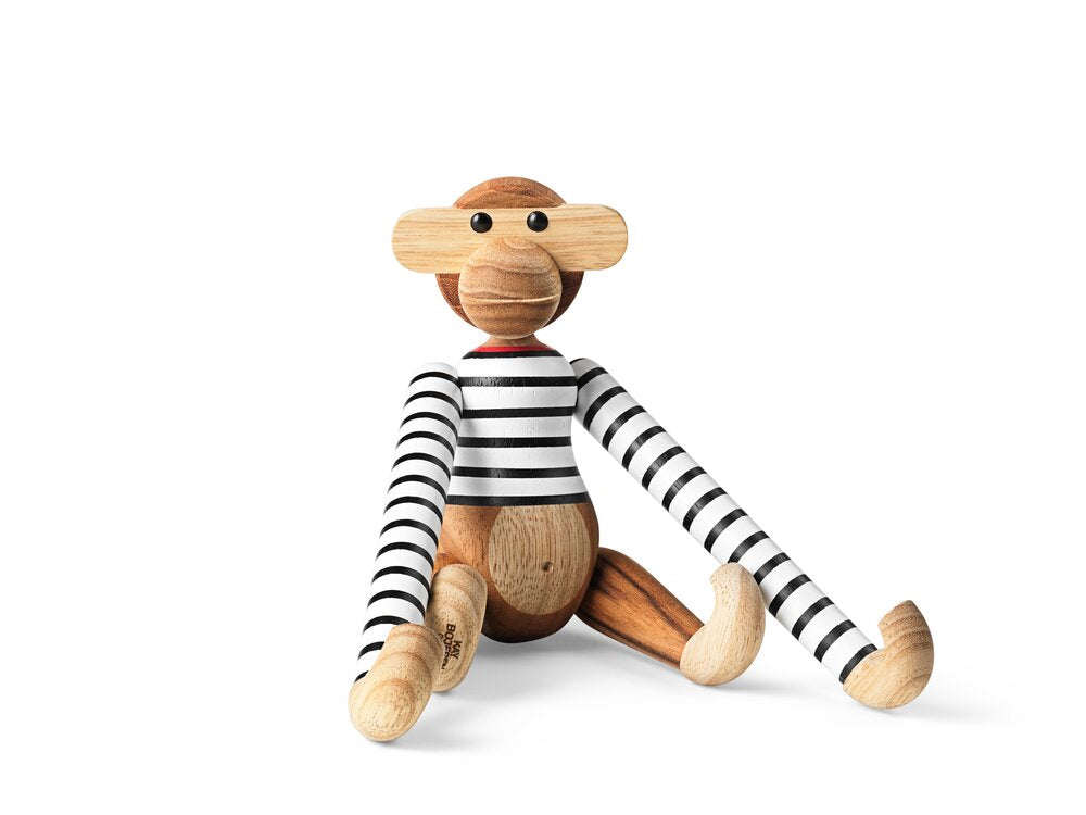 Kay Bojesen x Nørgaard abe, stor - hvid/sort